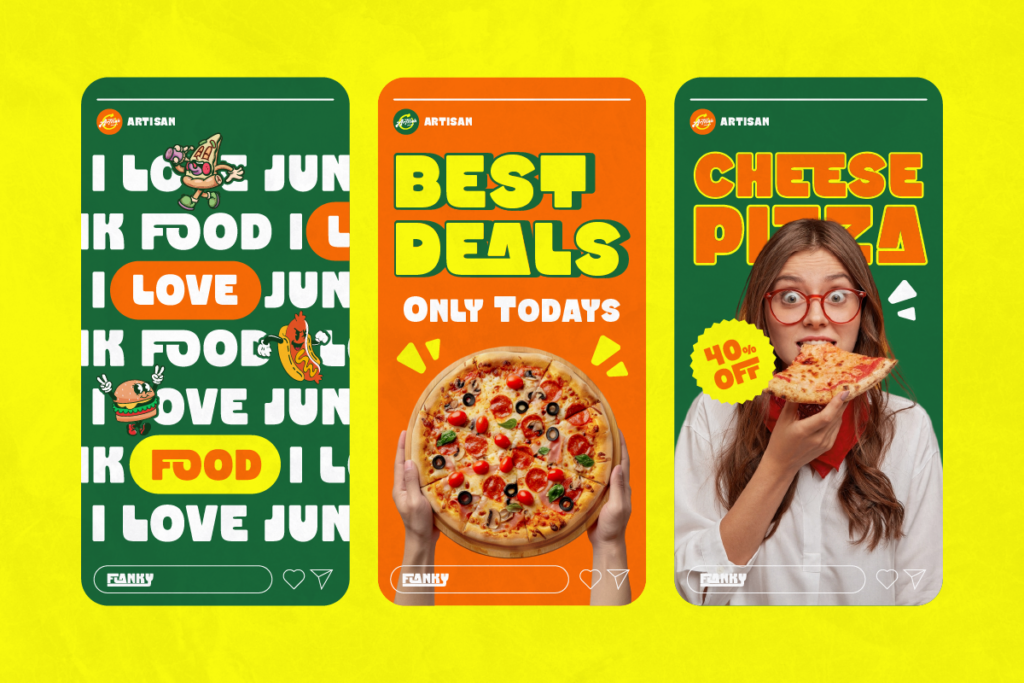 display font, food font