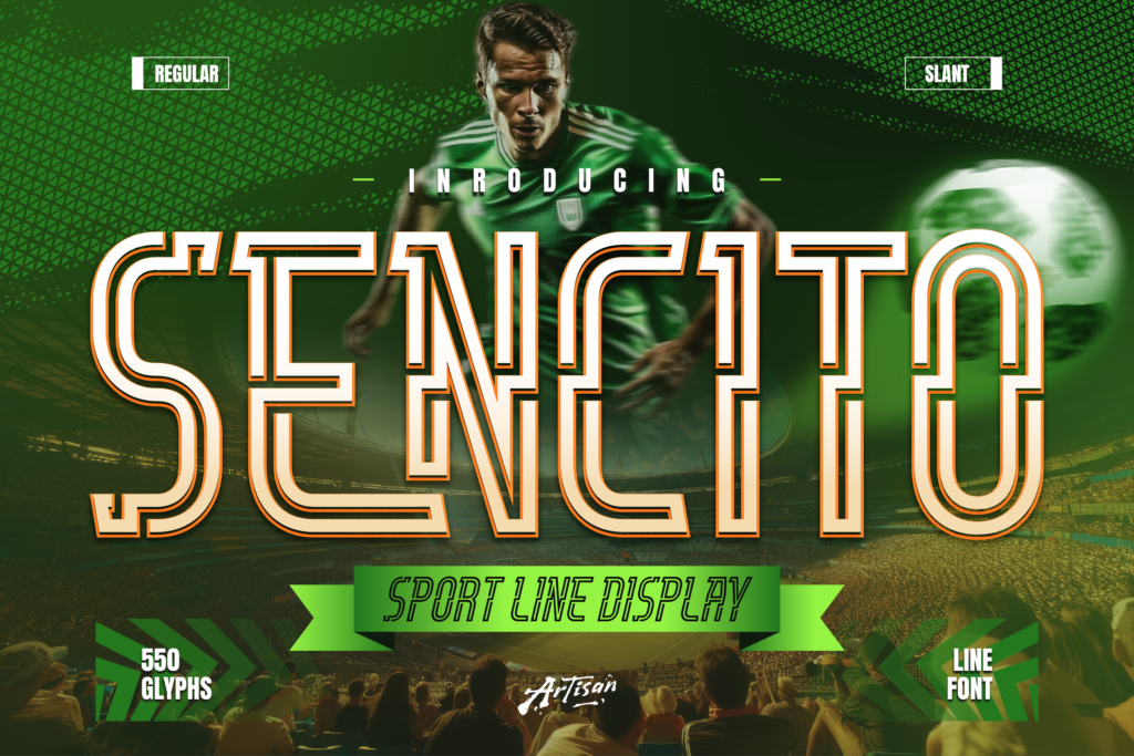 sport line font