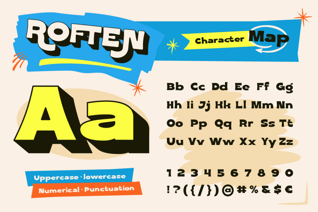 funky retro font