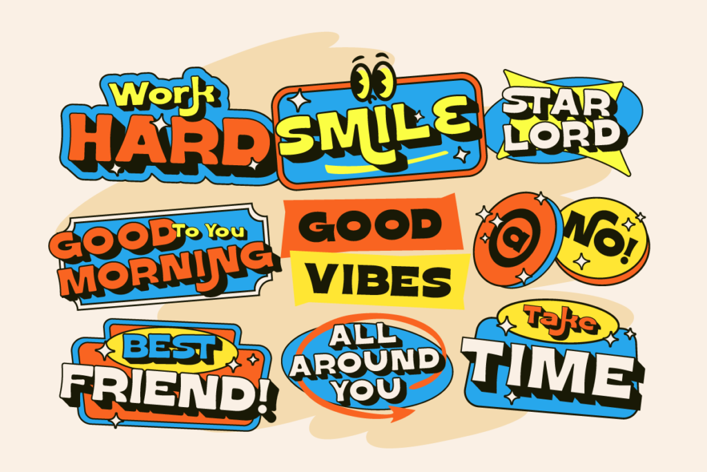 retro groovy font