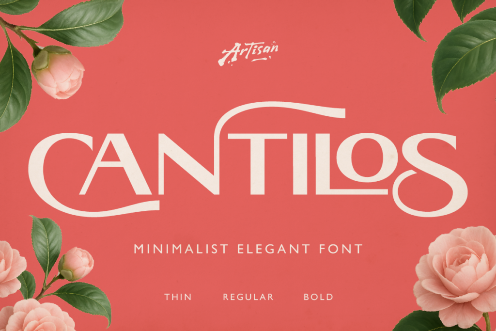 minimalist elegant font