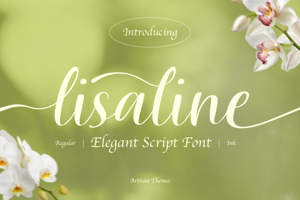Elegance script font