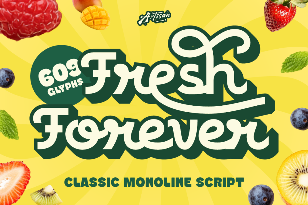 When to use script font