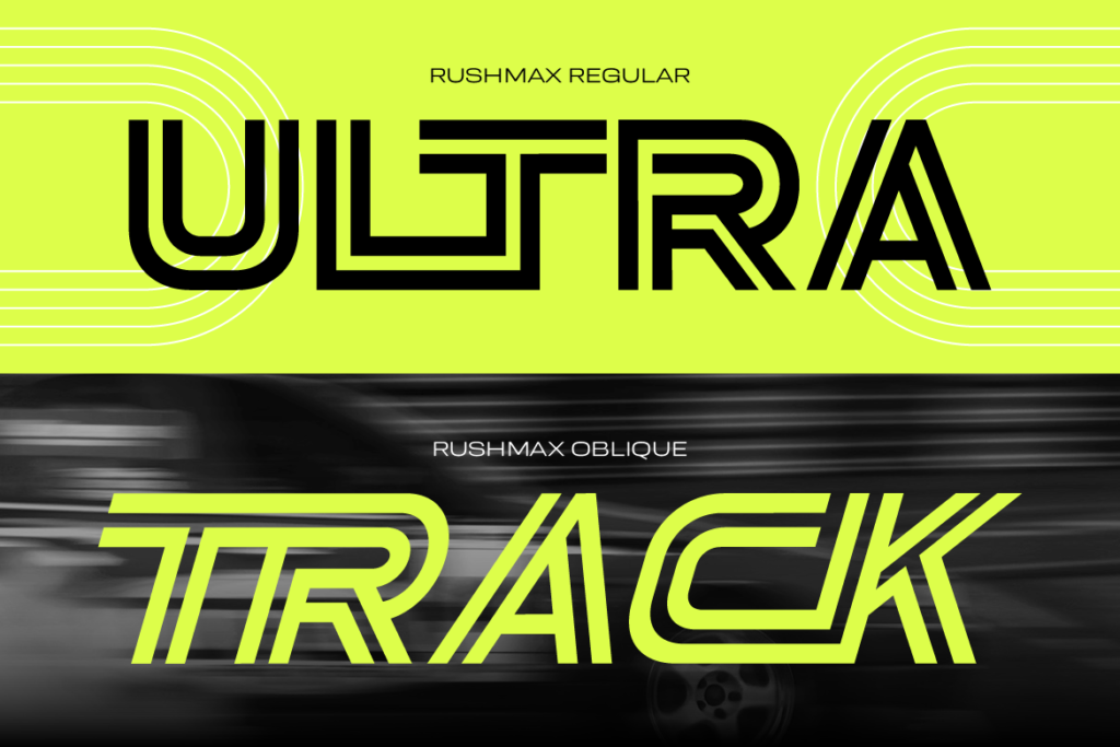 modern line sport font