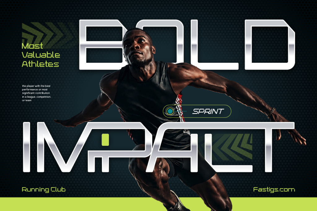 modern sport font