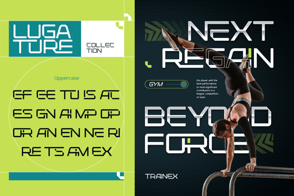 modern sport font