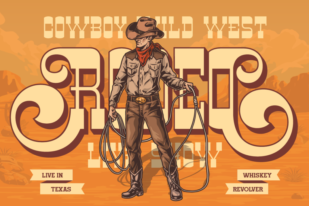 cowboy slab serif font