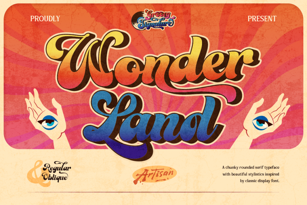 retro logo font