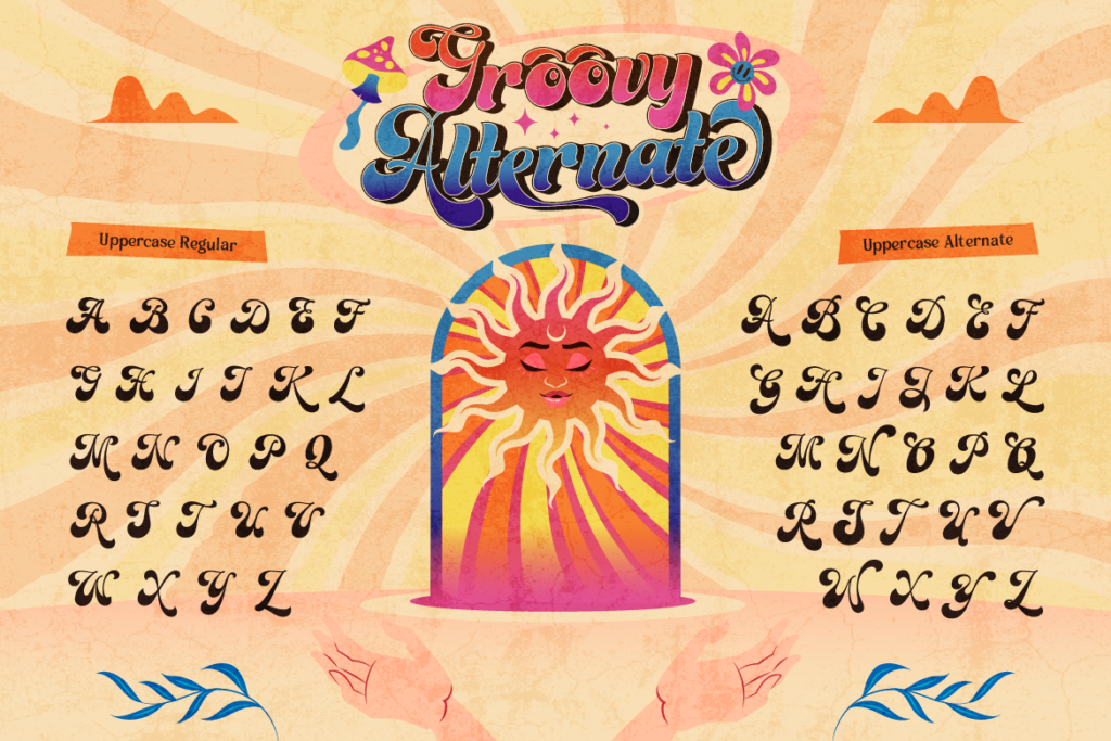 retro vintage theme font
