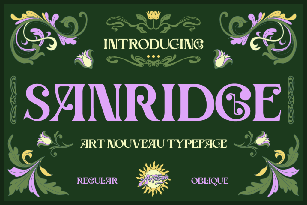 Art Nouveau Typeface