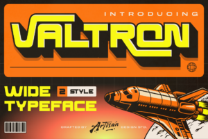 Wide typeface