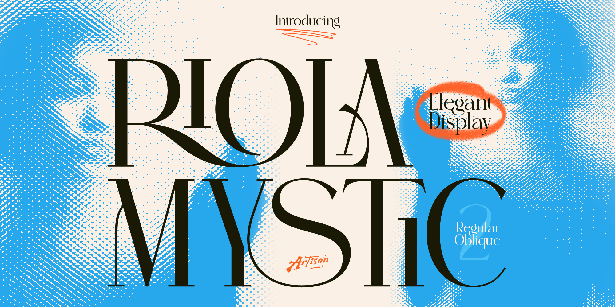 elegant display font